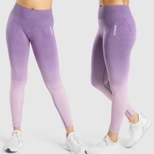 NWOT Gymshark Adapt Ombré Seamless Leggings - Purple